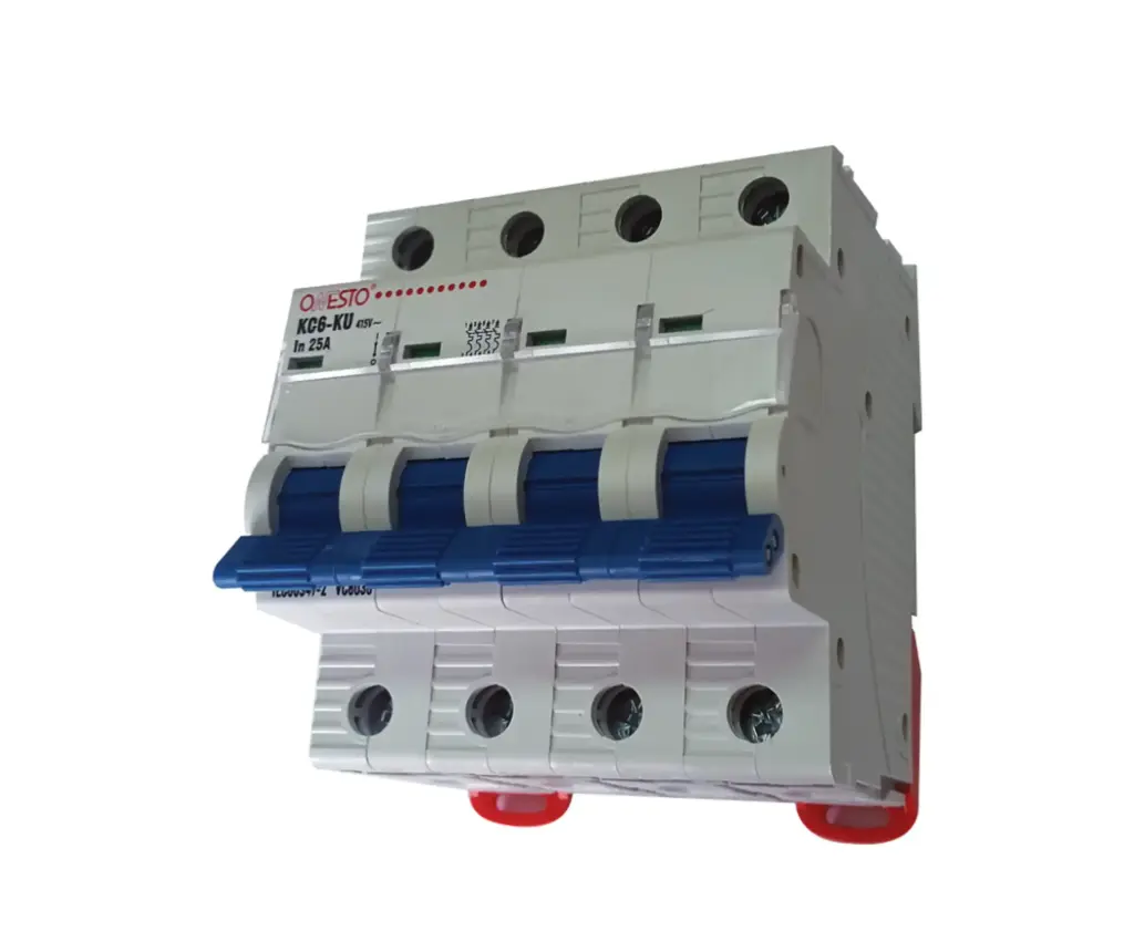 MCB | 4-pole | 6kA | DIN (16A)