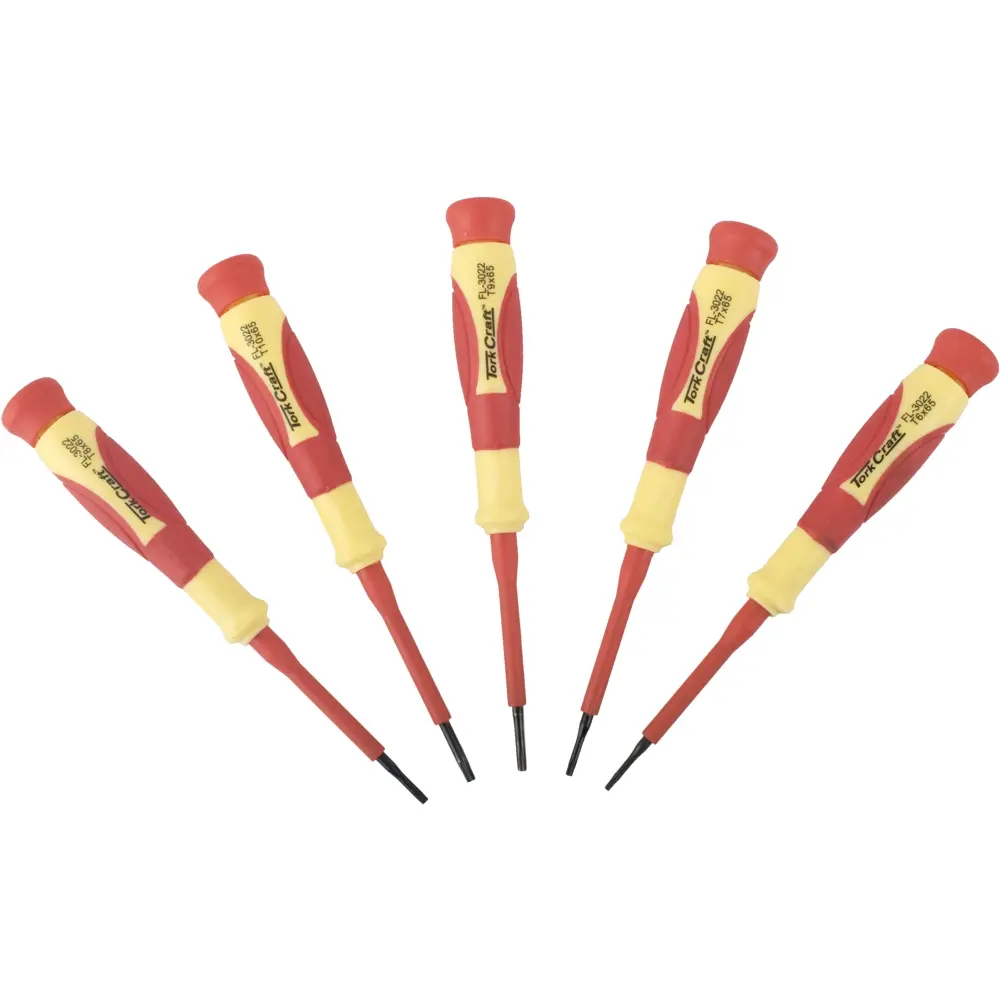 5Pc Precision Electric Insulated Screwdriver Set (Torx Type)