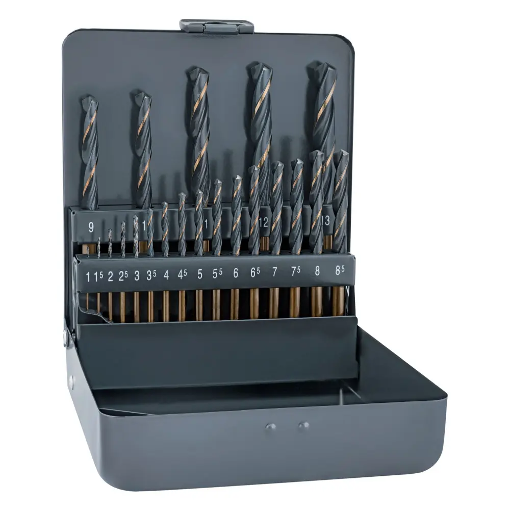 Drill bit Set | HSS Sprint 21 pc 1-13mm in Metal case