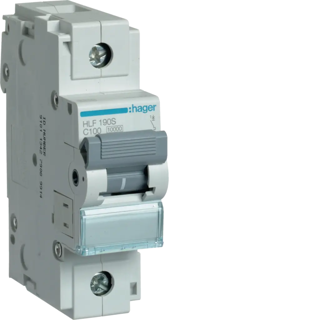 [HLF190S] 100A 1P 10KA C-CURVE MCB