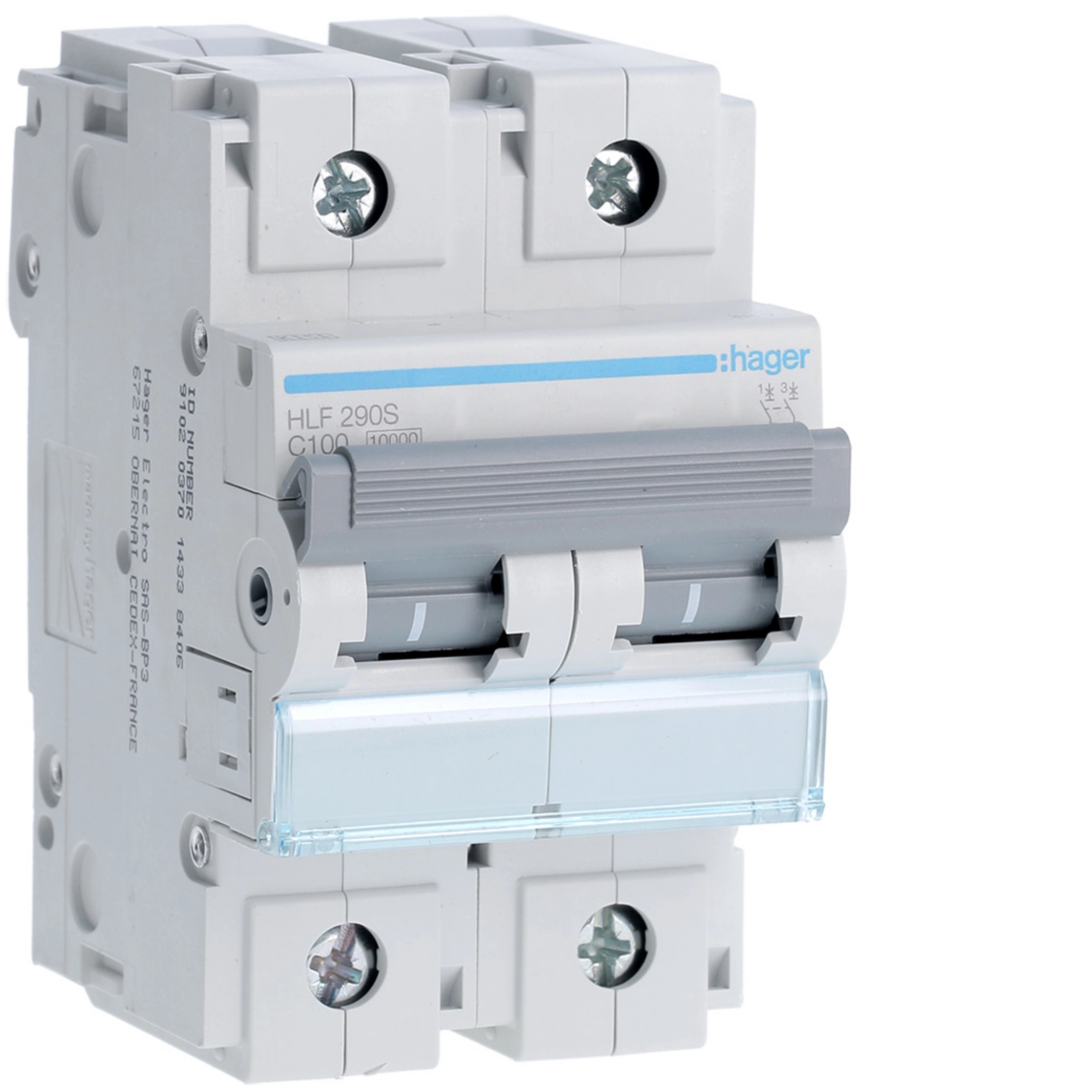 [HLF290S] 100A 2P 10KA C-CURVE MCB