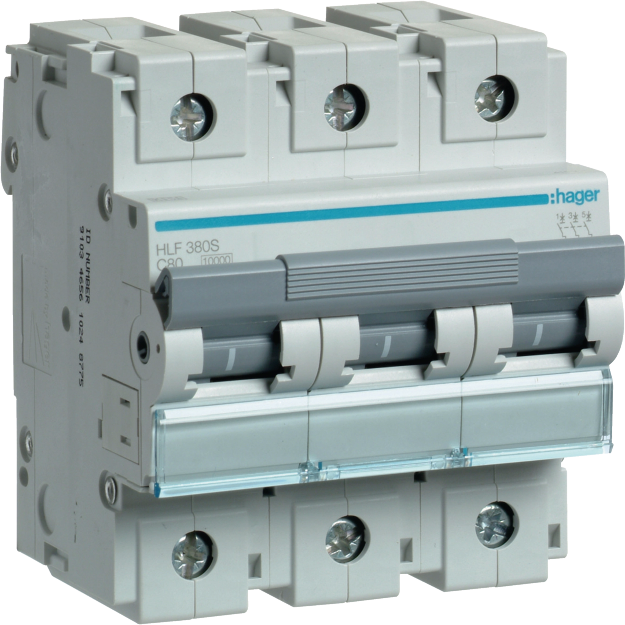 80A 3P 10KA C-CURVE MCB