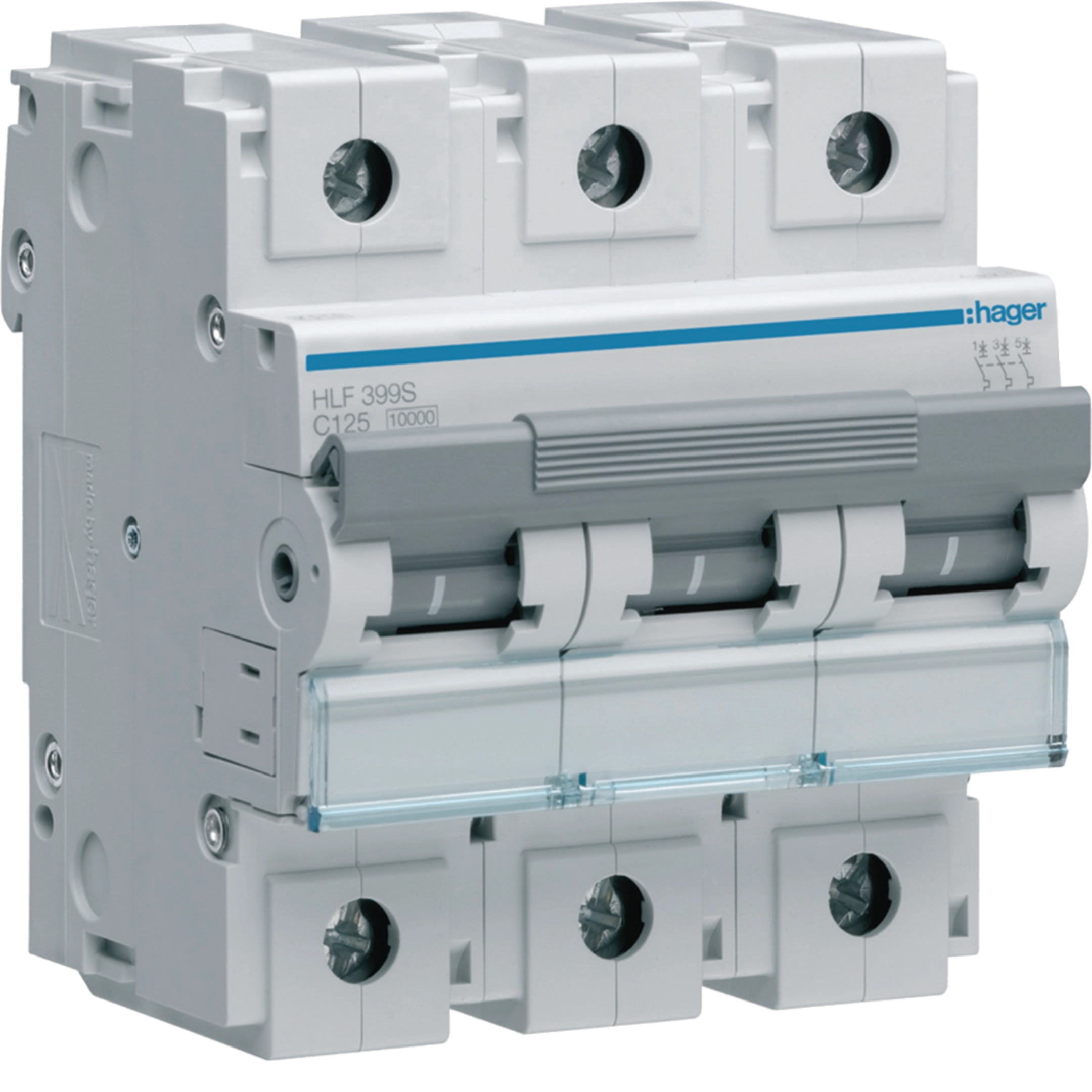 125A 3P 10KA C-CURVE MCB