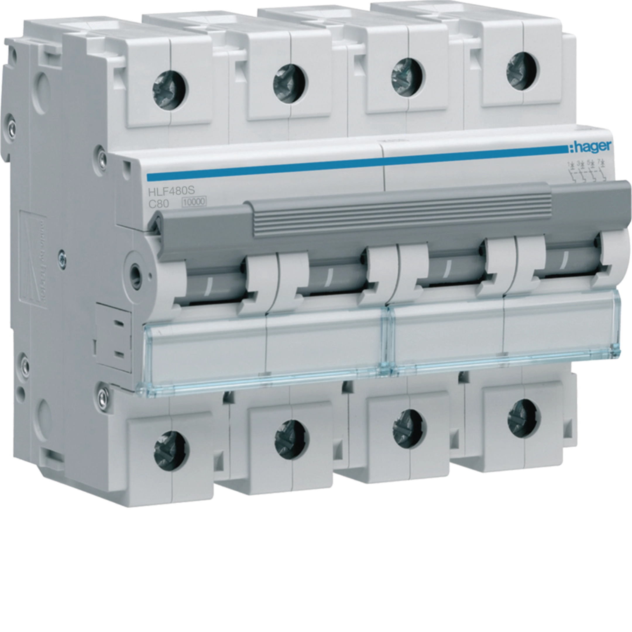 80A 4P 10KA C-CURVE MCB