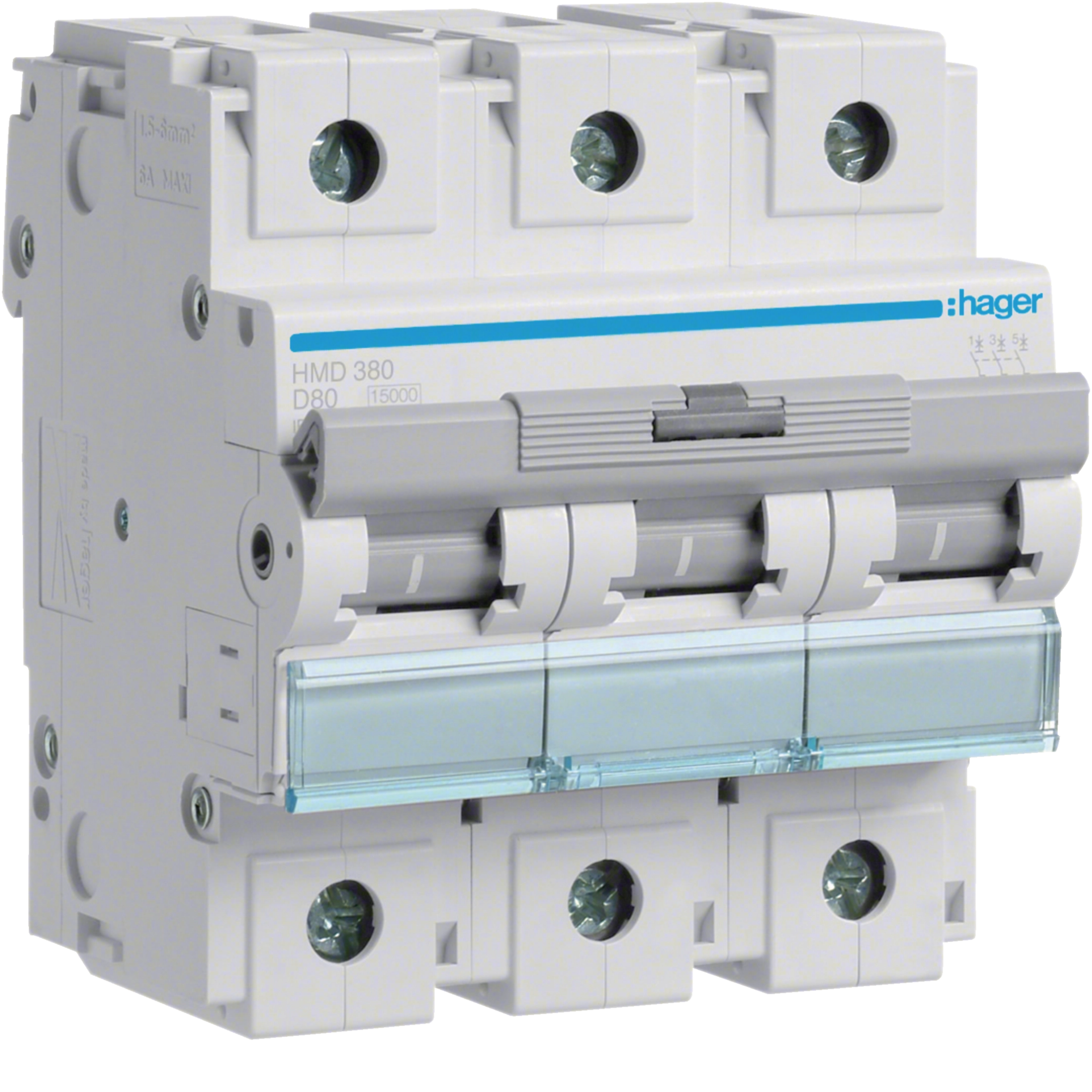 80A 3P 15KA D-CURVE MCB