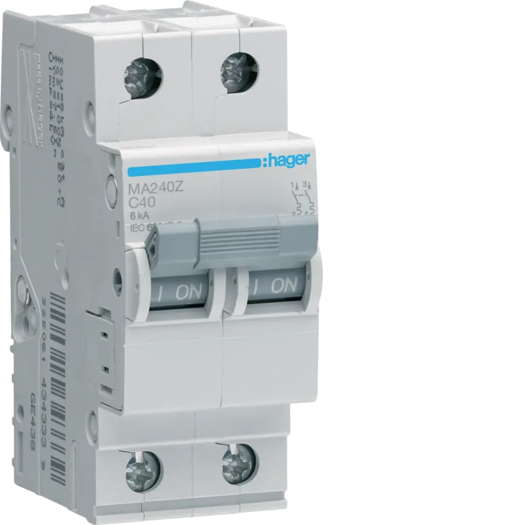 40A 2P 6kA C-CURVE MCB