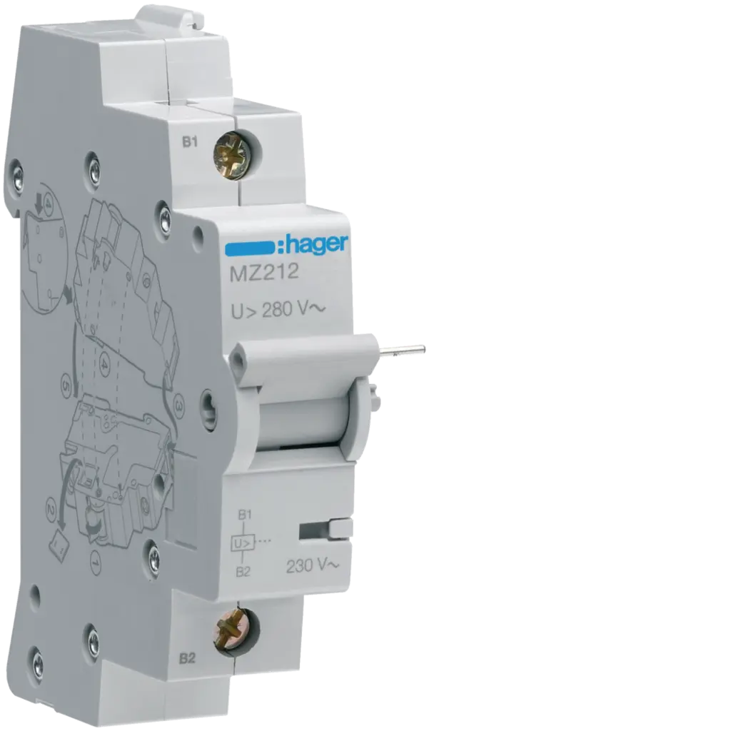 [MZ212] OVERVOLTAGE RELEASE 230VAC MCBs