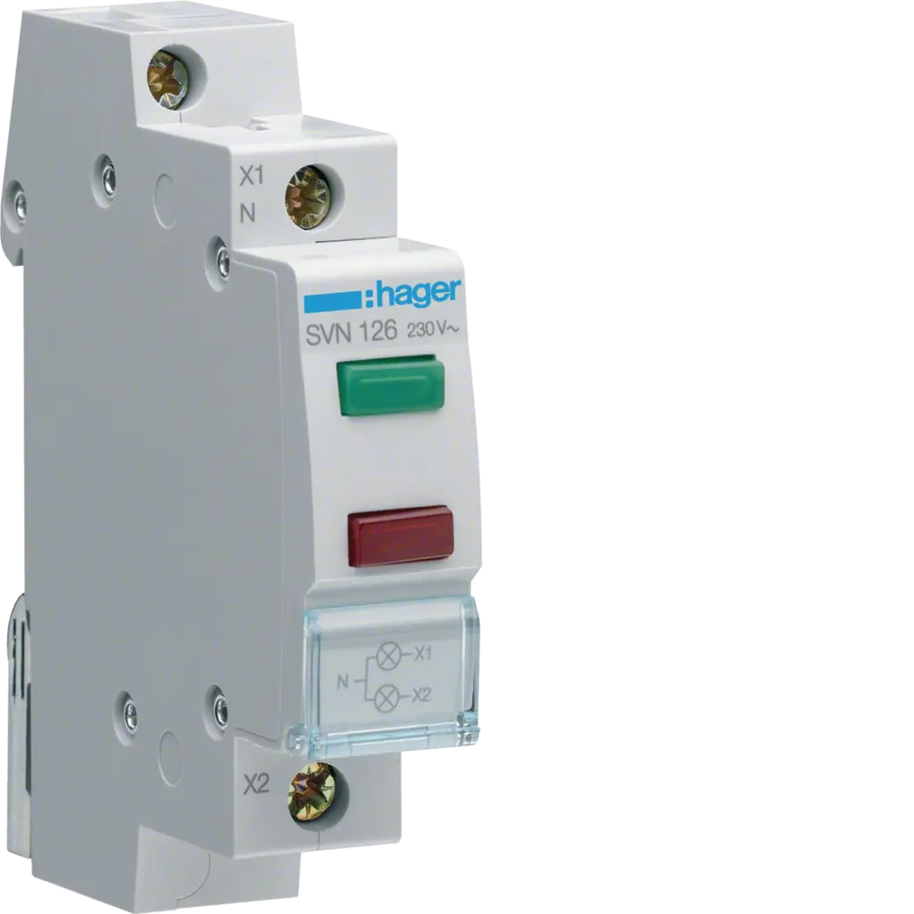 [SVN126] GREEN+RED INDICATING LIGHT 230V
