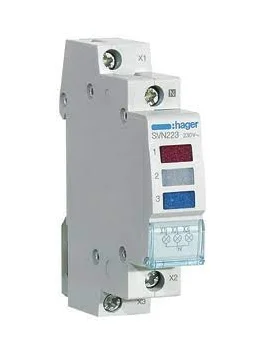 [SVN223] IND LIGHT RED-CLEAR-BLUE 230VAC