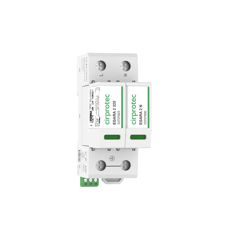 [EGA 2 275/1+1 IR] TYPE 2 Imax 50kA 2P 1PH+N SPD+IND