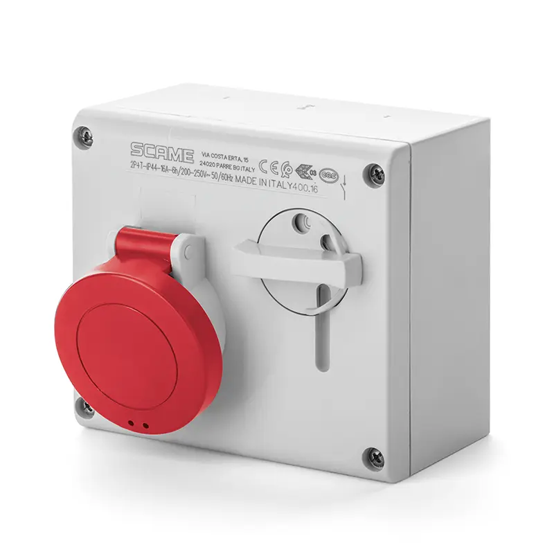 16A 3P+N+E IP54 SURF SWTH SOCKET