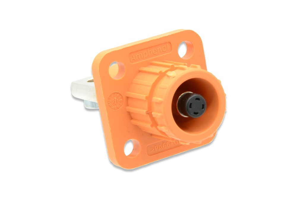 [LSP200-01-M6] SurLok Plus 200A 1500V Orange Battery Cable (Threaded Bar, M6)