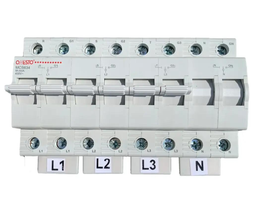 Changeover | DIN Mount | 63A 2p