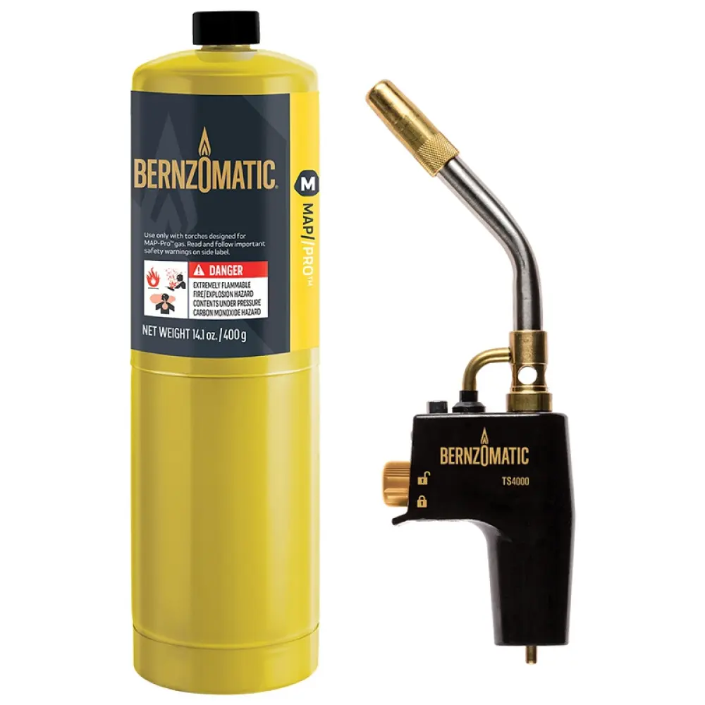 Blow Torch | TS8000T Bernzomatic Ultra Swirl Heat Torch Kit with 1 Pro Max Cylinder