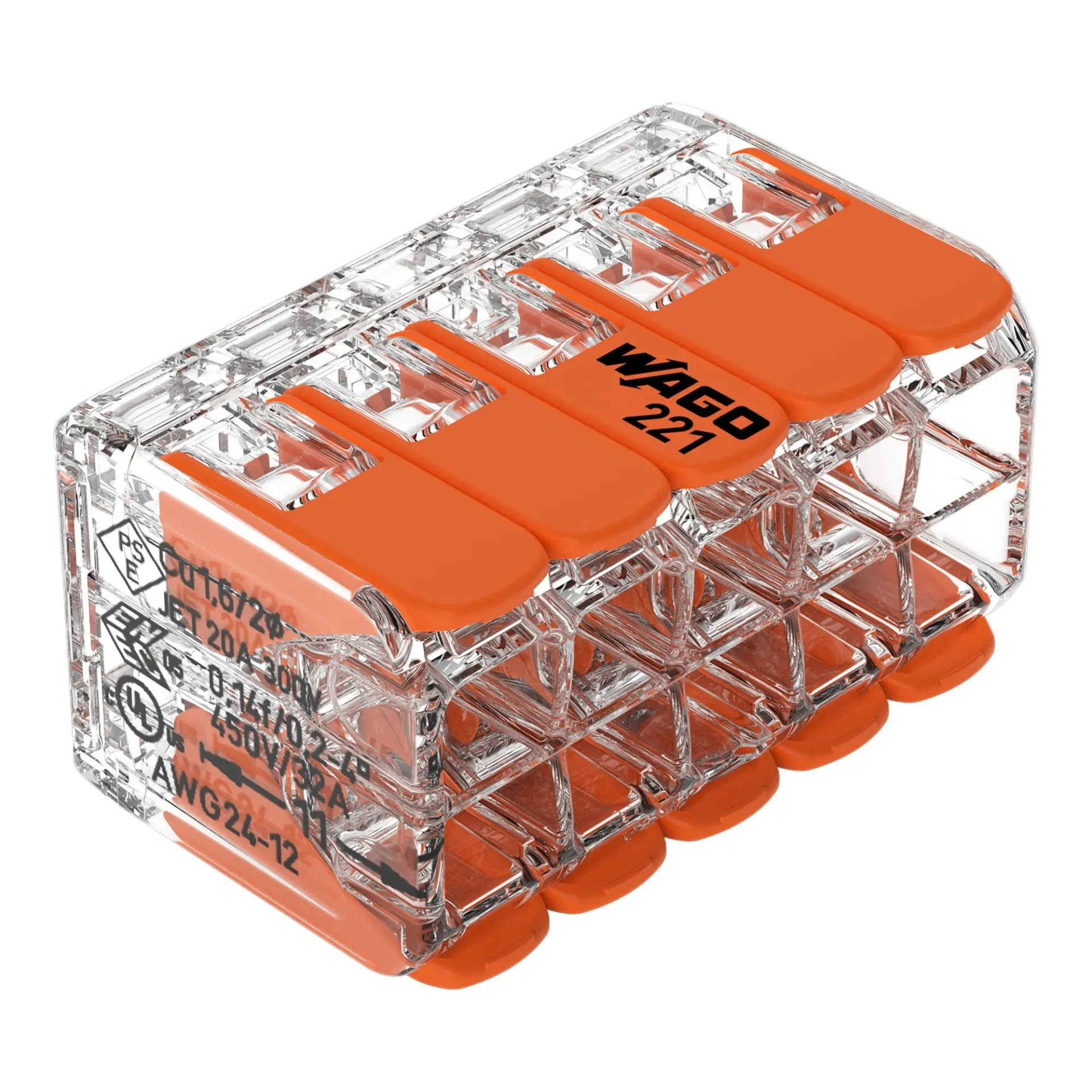 Wago Splicing connector max 4mm2 | 10 conductors