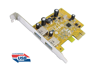[AC-SIUSB2302+L] Sunix USB2302 2xU3 PCi-E +Low