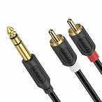 [CA-35MRCAM+V] 3.5mm(M) to RCA(L+R)M & Video
