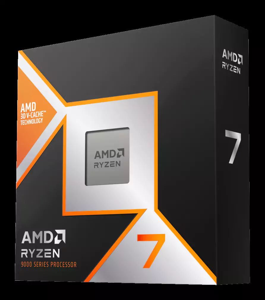 AMD Ryzen 7 9800X3D - 8-Core , 4.7Ghz , AM5 CPU