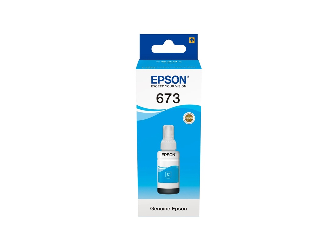 *Epson t6732 cyan ink bottle