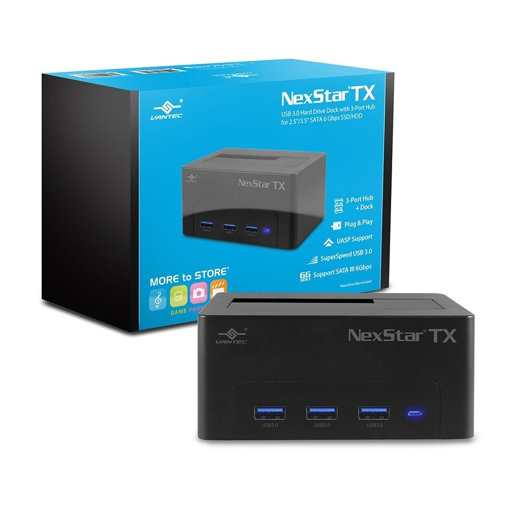 Vantec D328s3H hdd dock+Hub