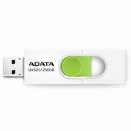 Adata UV320 256GB USB3.2 Gen1 Type-A Flash Drive - White