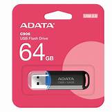 Adata C906 64GB USB2.0 Type-A Flash Drive - Black