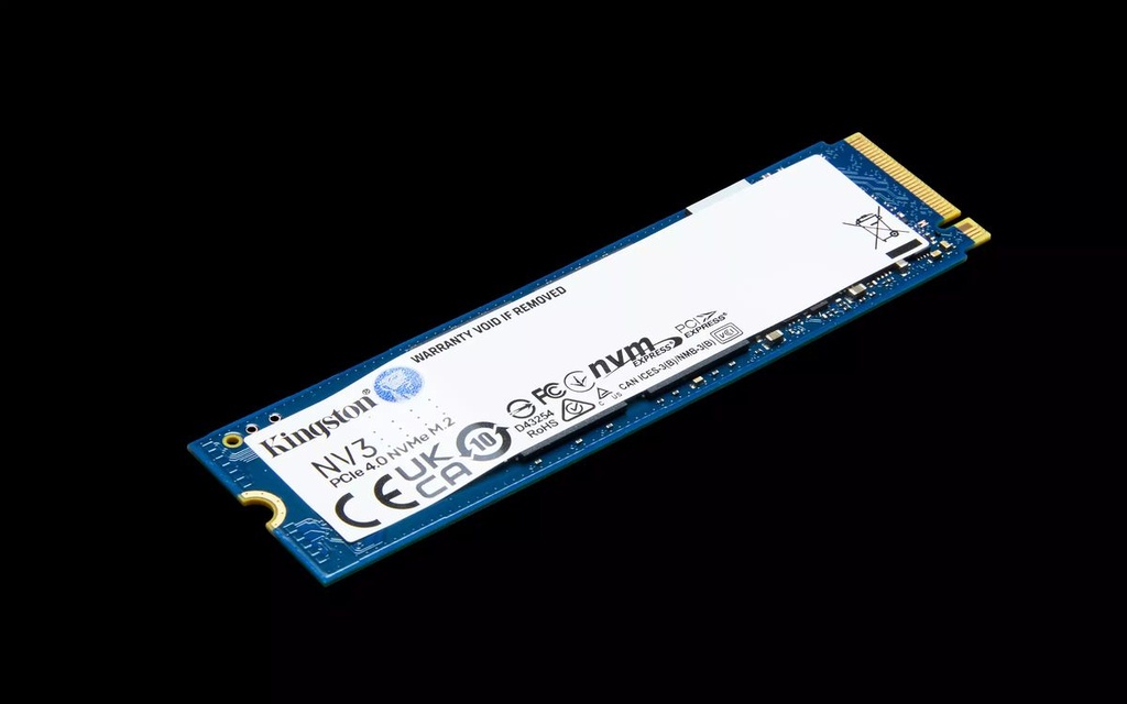 Kingston NV3 - 500GB , M.2 2280 , PCIe Gen4 x4 NVMe SSD