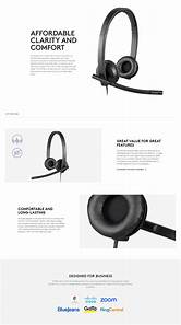 [HS-LH570ES] Logitech H570E Stereo usb oem