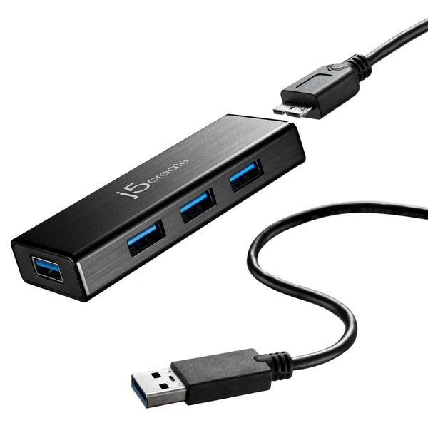 [HU-JUH340+P] J5create JUH340 4xU3 hub+Power