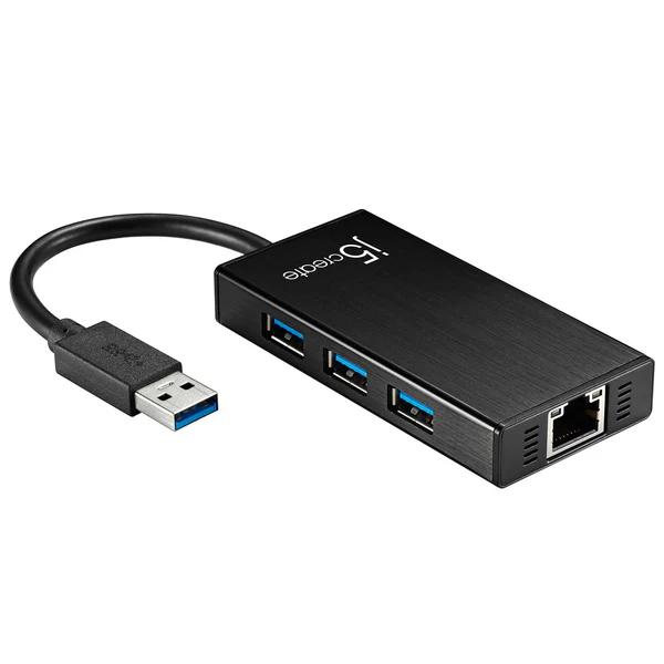 J5 JUH470 3xU3 hub+Lan(gigabit