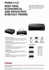 [IP-CG1420] Canon pixma G1420