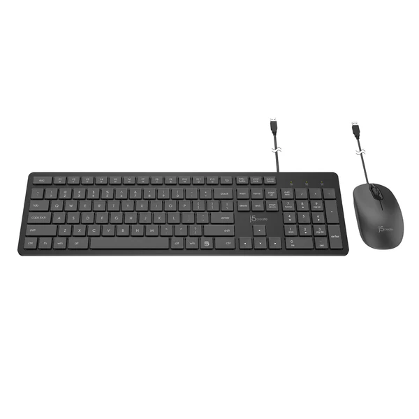 [KM-J115] J5Create JIKMU115 Wired Keyboard and Mouse
