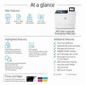 *Hp j8a04a Color M653DN