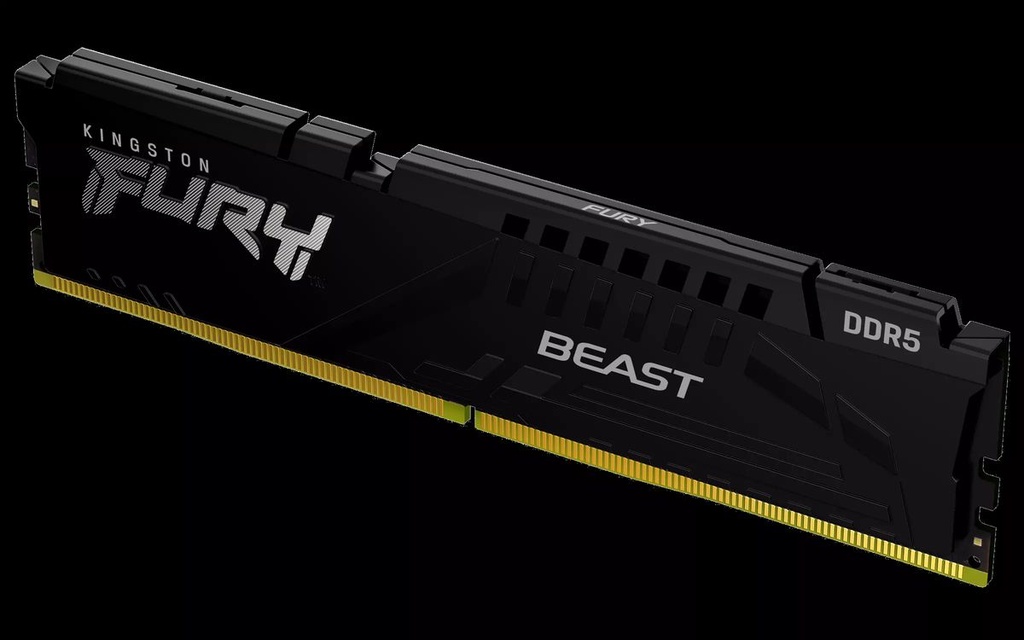 Kingston Fury Beast - 16GB x1 (16GB) , DDR5-5600MT/s , CL36 , Black