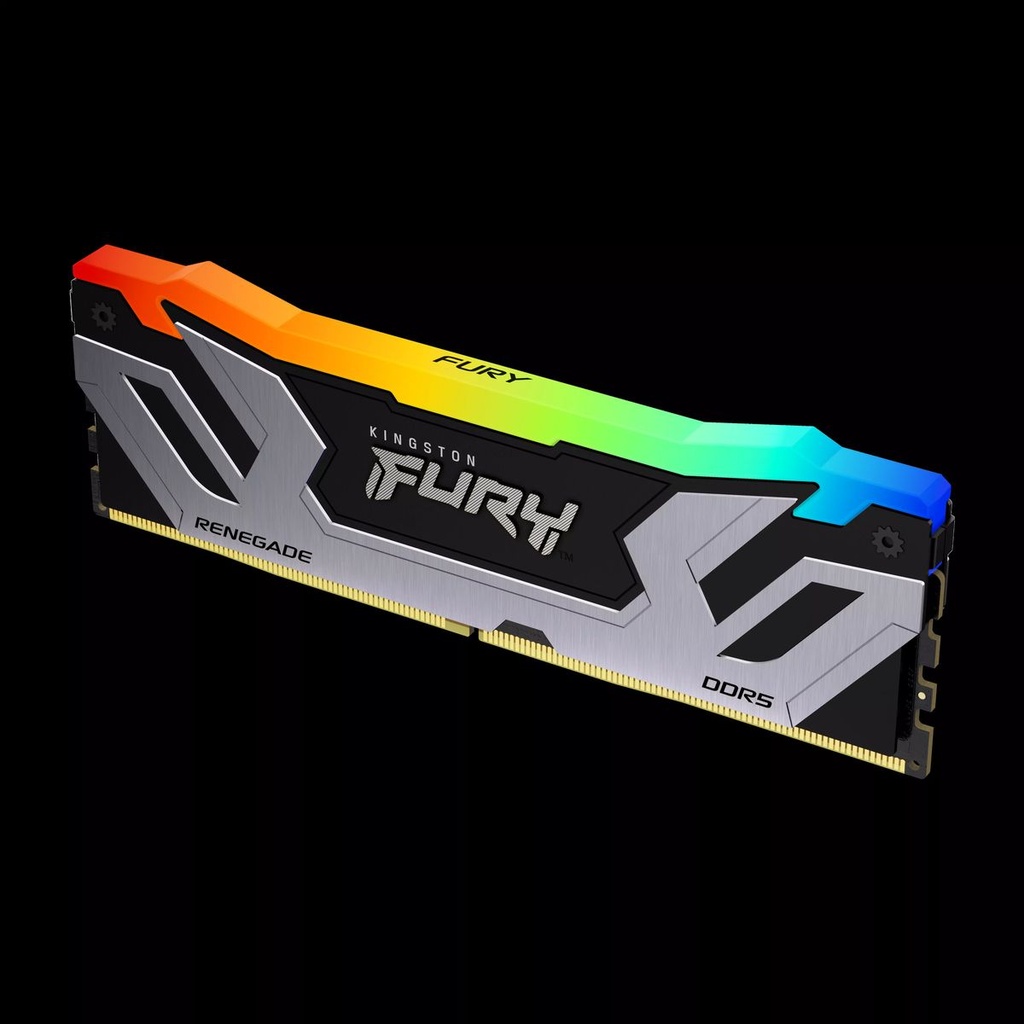 [ME-KD51664RG32] Kingston Fury Renegade RGB - 16GB x1 (16GB) , DDR5-6400MT/s , CL32 , Black