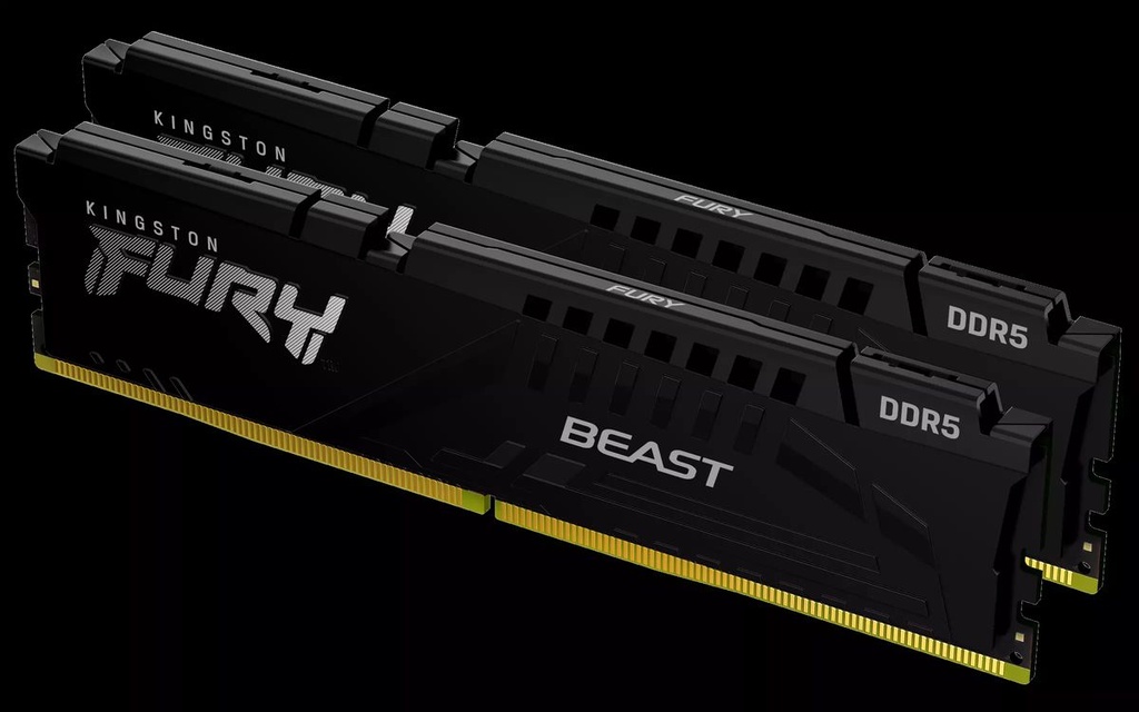 Kingston Fury Beast - 64GB x2 (128GB) , DDR5-5600MT/s , CL36 , Black