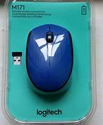 Logitech M171 Blk+bLue c/less