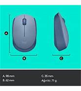 [MO-LM171LG] Logitech M171 bLu+Gr c/less