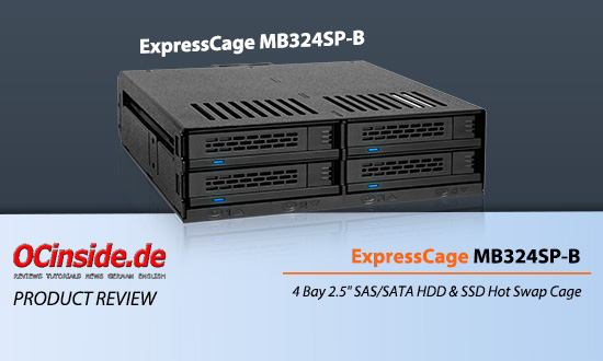 [MR-I324] Icydock mb324 -4x2.5"->5.25"