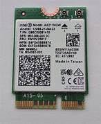 Intel Wifi6e AX211X m.2 key-e