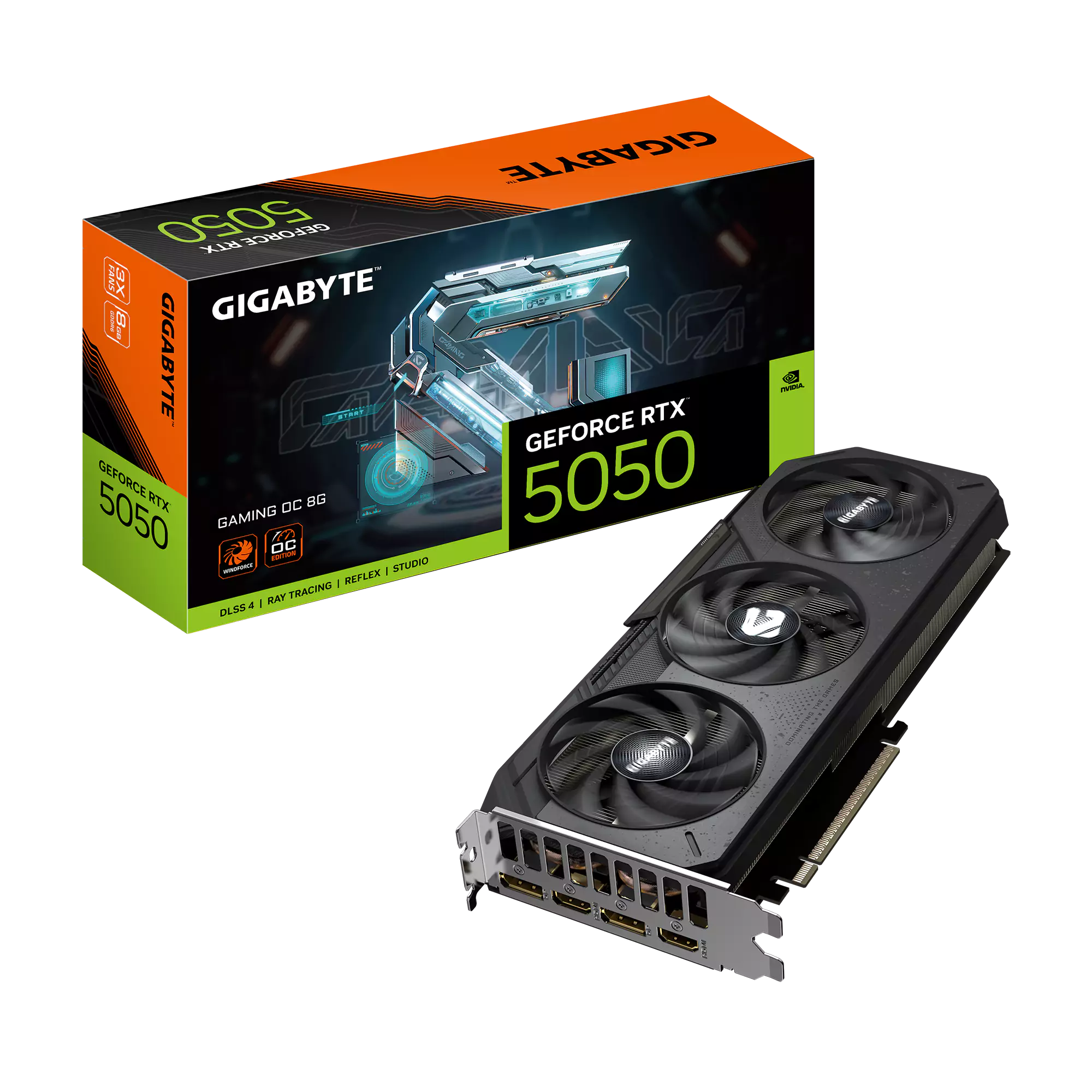 [SC-G5050-GO] Gigabyte RTX 5050 Gaming OC 8GB GDDR6 Graphics Card