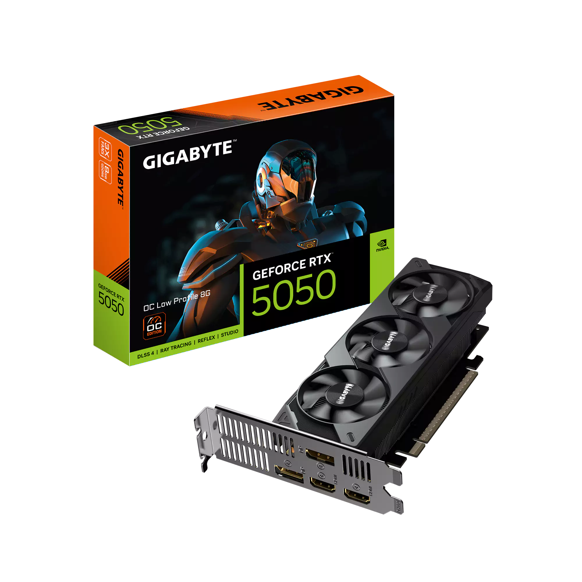 Gigabyte RTX 5050 Low Profile OC 8GB GDDR6 Graphics Card