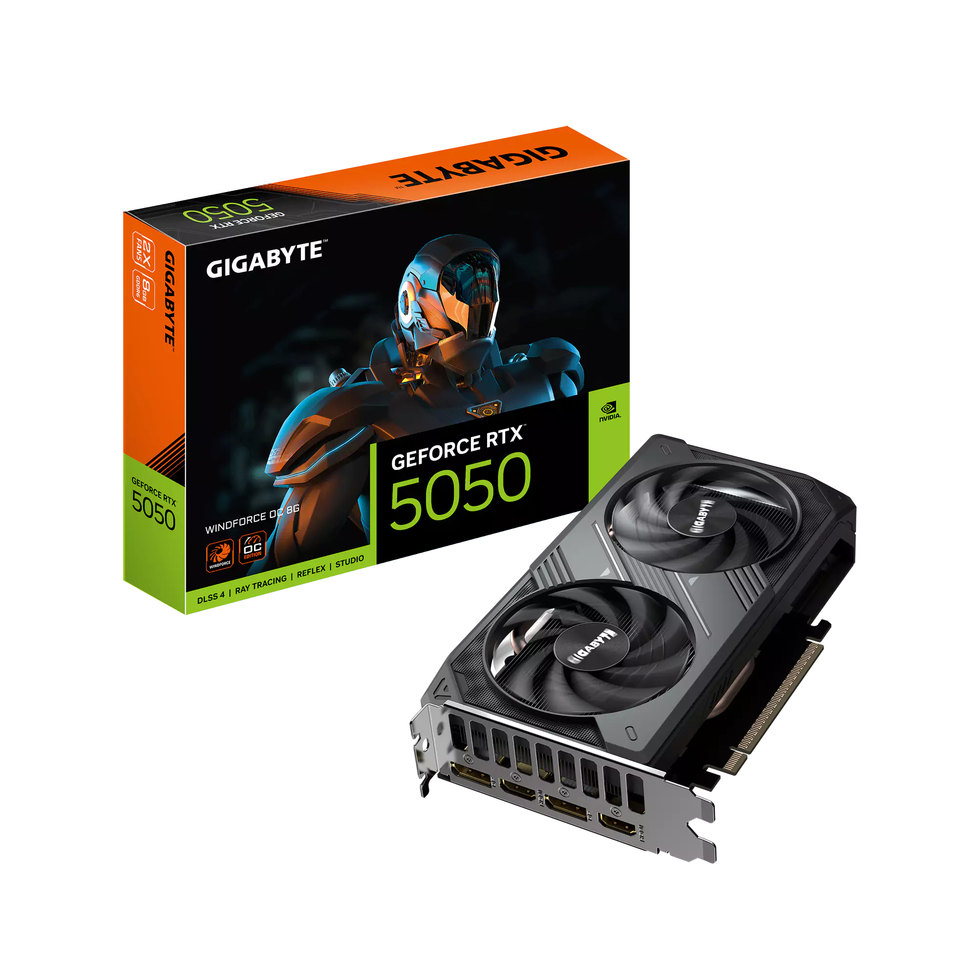 Gigabyte RTX 5050 Windforce OC Max 8GB GDDR6 Graphics Card