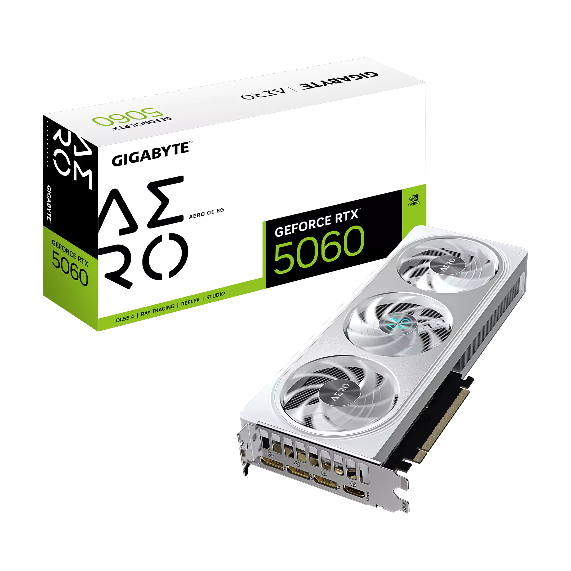 [SC-G5060-AO] Gigabyte RTX 5060 Aero OC 8GB GDDR7 Graphics Card