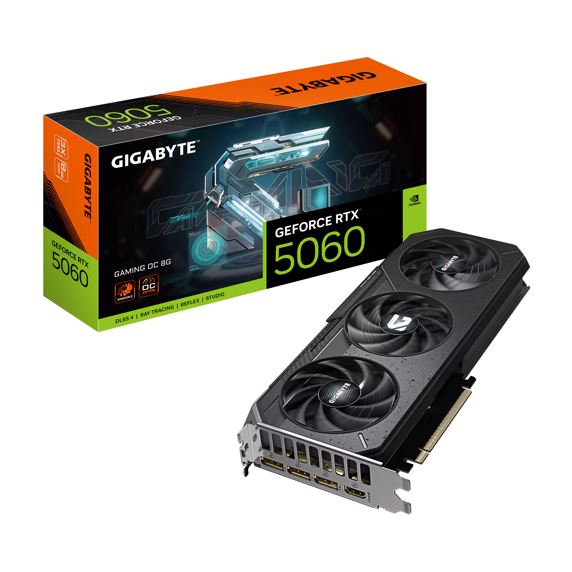 Gigabyte RTX 5060 Gaming OC 8GB GDDR7 Graphics Card