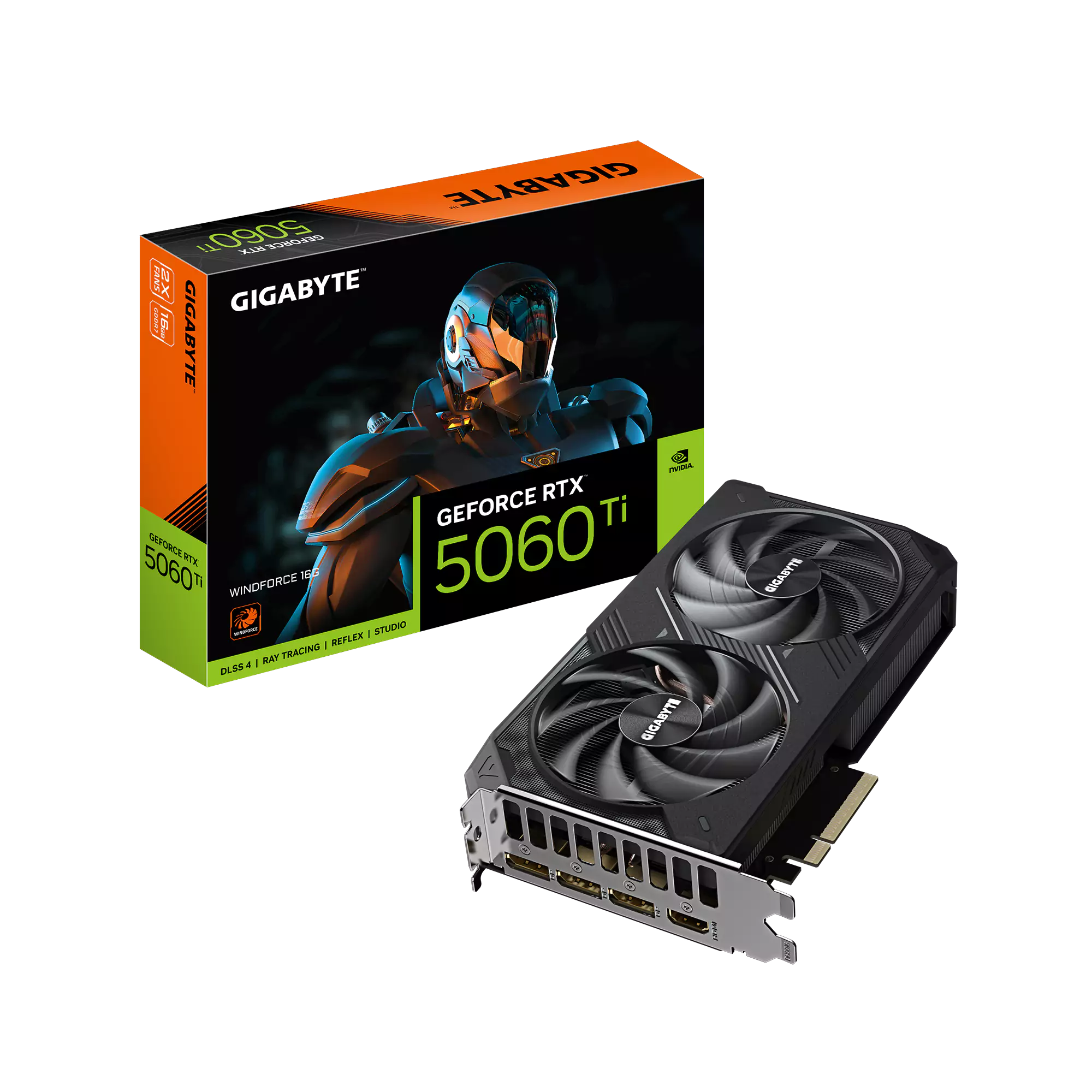 Gigabyte RTX 5060 Ti Windforce 16GB GDDR7 Graphics Card
