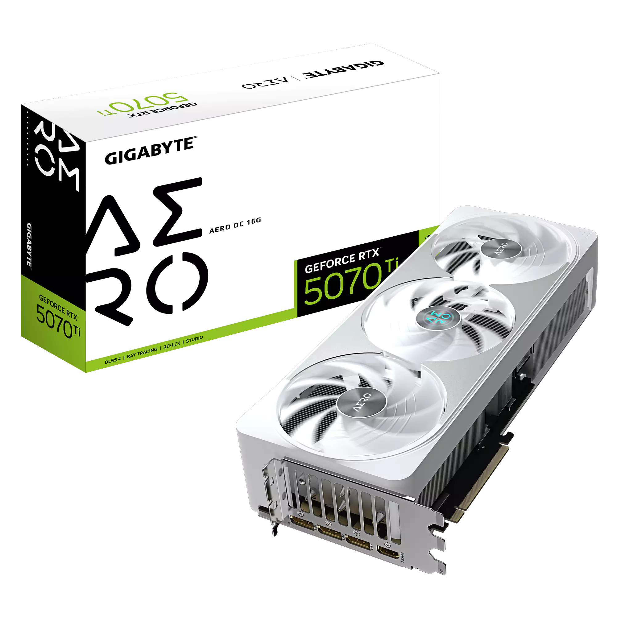 [SC-G5070TI-AO] Gigabyte RTX 5070 Ti Aero OC 16GB GDDR7 Graphics Card