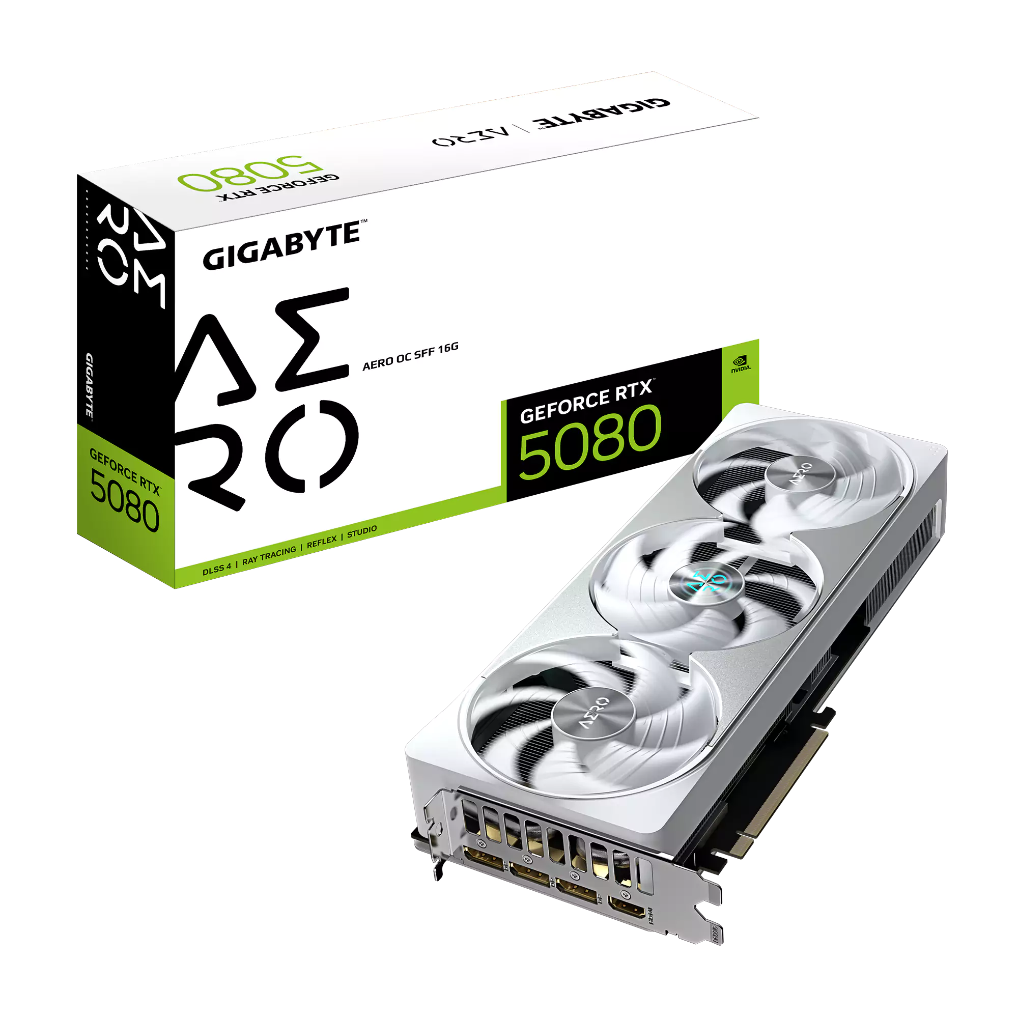 [SC-G5080-AO] Gigabyte RTX 5080 Aero OC 16GB GDDR7 Graphics Card