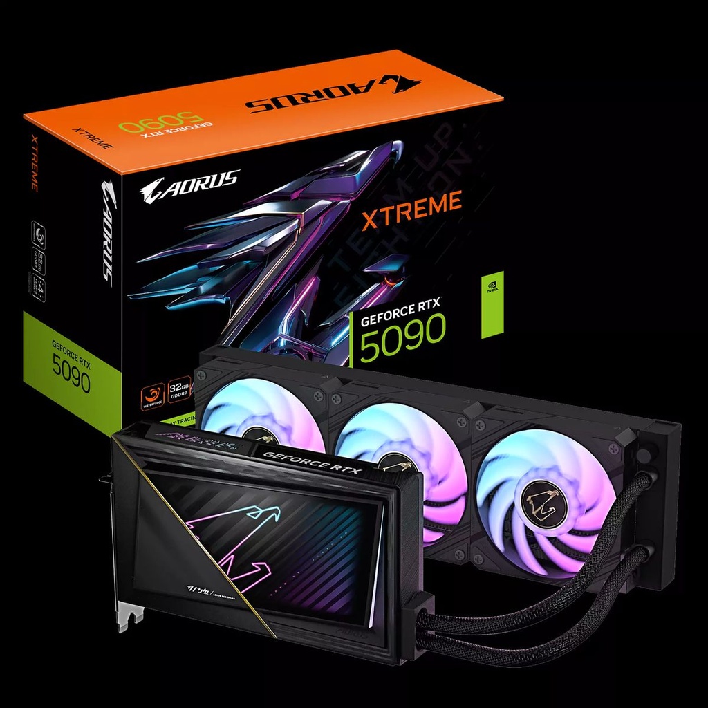 [SC-G5090-AXW] Gigabyte RTX 5090 Aorus Xtreme WaterForce 32GB GDDR7 Graphics Card