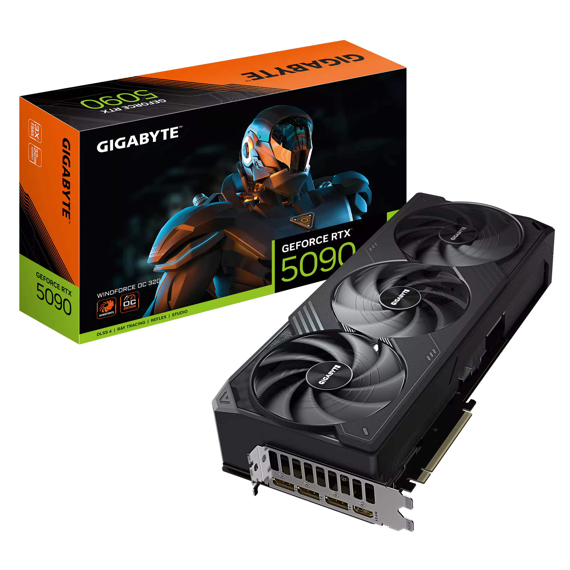 [SC-G5090-WO] Gigabyte RTX 5090 Windforce OC 32GB GDDR7 Graphics Card